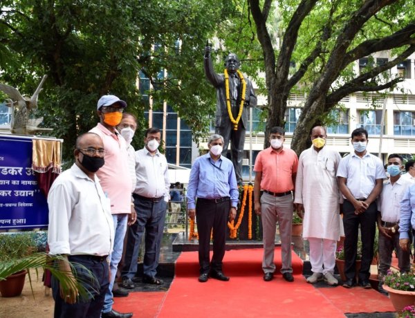 सीसीएल में डॉ.बाबा साहेब अम्‍बेडकर उद्यान का उद्घाटन, रक्‍तदान शिविर आयोजित