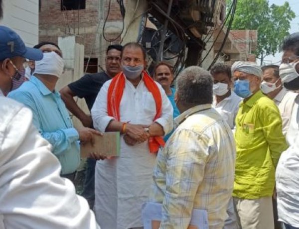 स्थानीय विधायक ने बिजली एवं नल-जल की स्थिति का लिया जायजा