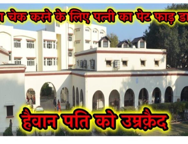 बेटे की चाह में गर्भवती पत्नी का पेट फाड़ डाला, पति को उम्रक़ैद