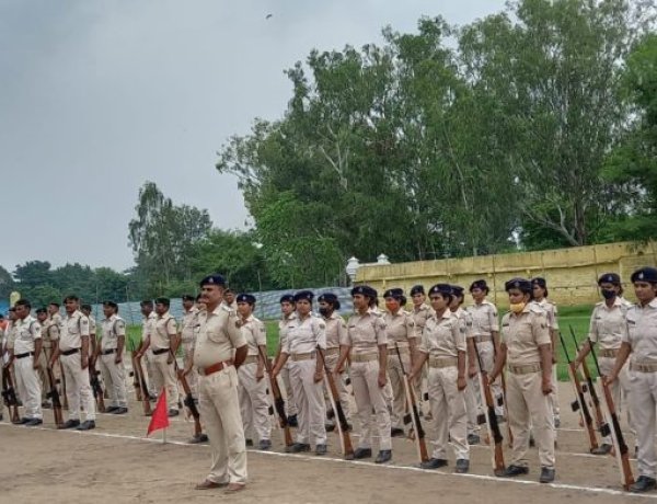 आगामी स्वतंत्रता दिवस के अवसर पर राजकीय समारोह का गांधी मैदान में फाइनल रिहर्सल हुआ