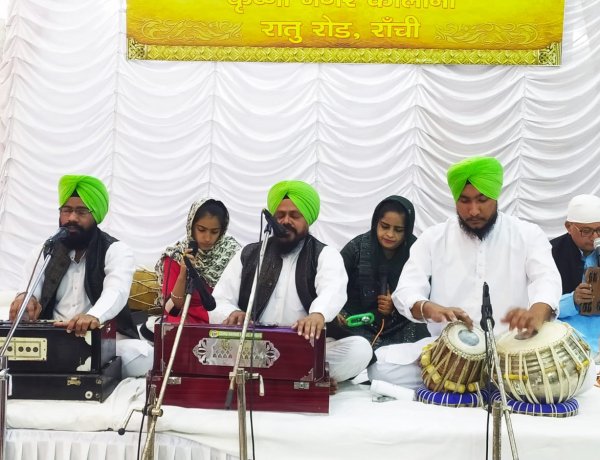 गुरुद्वारा श्रीगुरूनानक सत्संग सभा में शुक्राने का दीवान सजाया गया