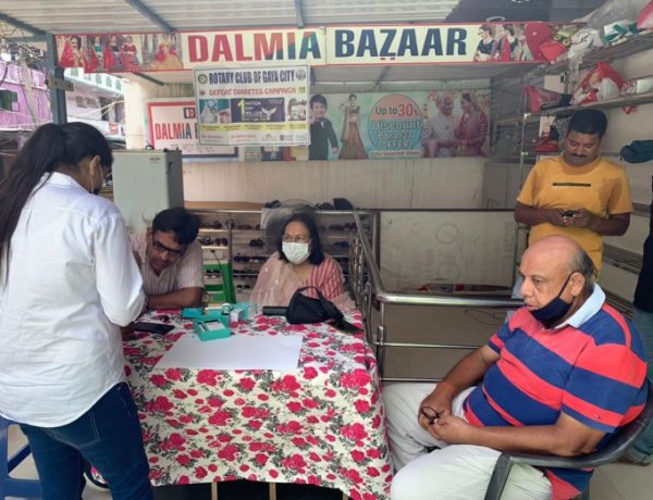 वर्ल्ड हार्ट डे पर रोटरी गया सिटी ने कैंप लोगों को किया निशुल्क जांच