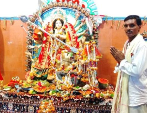 मां दुर्गा की आराधना भक्तिमय में हुआ पूरा मानपुर:- दुखन पटवा