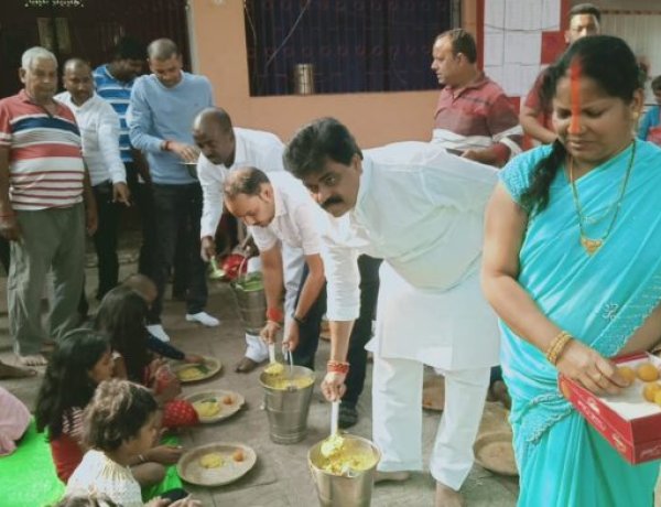 अक्षय नवमी के अवसर पर कन्यापूजन एवं भंडारा का आयोजन