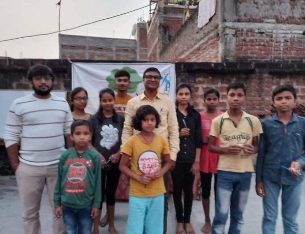 वृक्ष बी द चेंज पाठशाला के साथ संस्कार शाला- प्रकाश राम पटवा