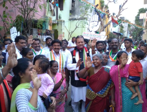 तमिलनाडु विधानसभा चुनाव में कांग्रेस प्रत्याशी के पक्ष में सुबोधकांत सहाय ने किया चुनाव प्रचार