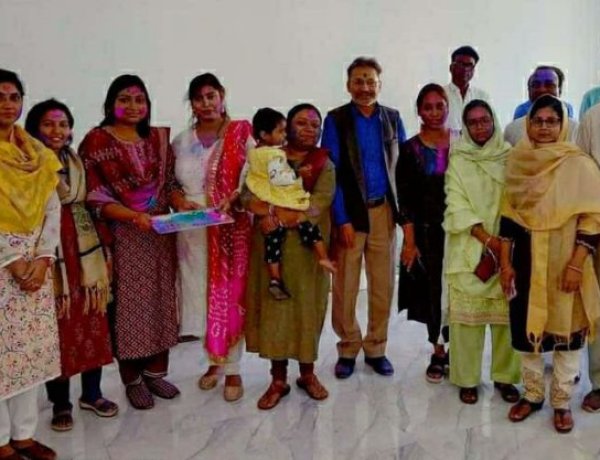 जीबीएम कॉलेज में रंगोत्सव का आयोजन