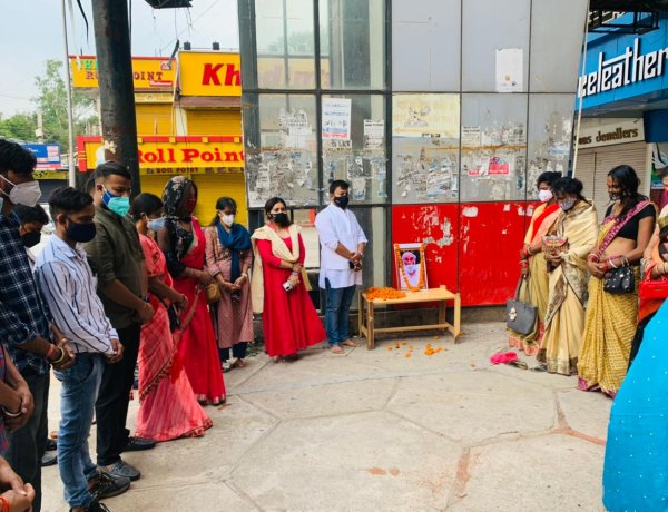 एनएसयूआई व एआइपीसी ने की शोकसभा आयोजित