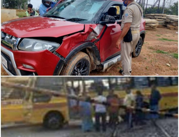 सड़क दुर्घटना में दो एचईसी कर्मी गंभीर रूप से घायल