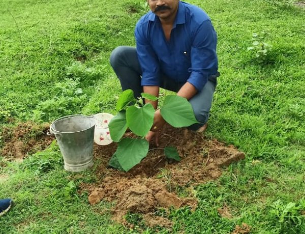 छात्र क्लब पर्यावरण मंच पौधारोपण के लिए लोगों को कर रहा जागरूक