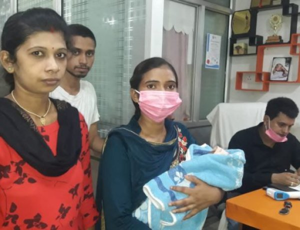 सातवें महीने में जन्मा, वजन एक किलोग्राम, मृतप्राय बच्चा स्वस्थ होकर लौटा घर