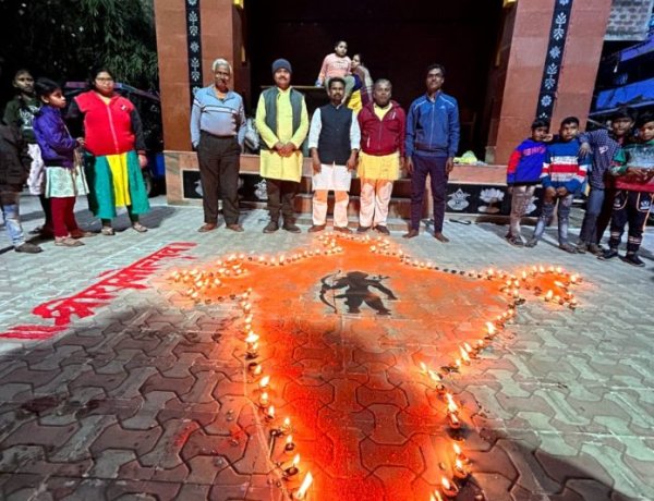 औद्योगिक नगरी मानपुर पटवा टोली में रामभक्त नेदीपोत्सव का कार्यक्रम हर्षोल्लास के साथ मनाया