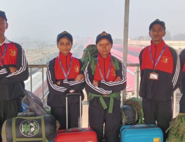 रिपब्लिक-डे परेड से वापसी पर एनसीसी कैडेट्स का गर्मजोशी के साथ हुआ स्वागत