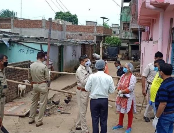 बरही में कोरोना से पहली मौत , प्रशाशन ने किया बैरिकेटिंग।