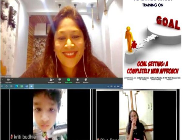 जेसीआई रांची उड़ान की पहल पर ऑनलाइन प्रशिक्षण संपन्न,महिलाएं और बच्चे हुए लाभान्वित