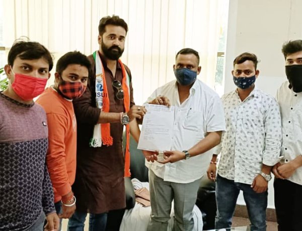 फार्मेसी के छात्रों की समस्याओं को लेकर स्वास्थ्य मंत्री से मिला एनएसयूआई का प्रतिनिधिमंडल