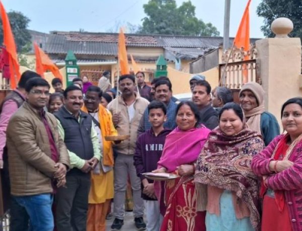 श्रीराम जी की कृपा से पूजित अक्षत के साथ घर-घर निमंत्रण देने का अवसर मिला : गोपाल शर्मा