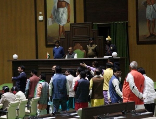 बजट सत्र के पांचवें दिन दूसरी पाली में विपक्ष ने किया वॉकआउट