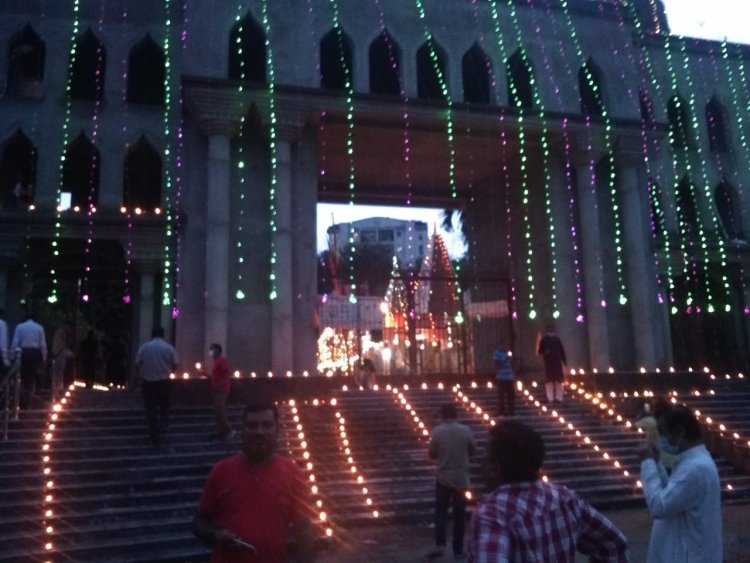 तपोवन मंदिर में मनाया गया दीपोत्सव