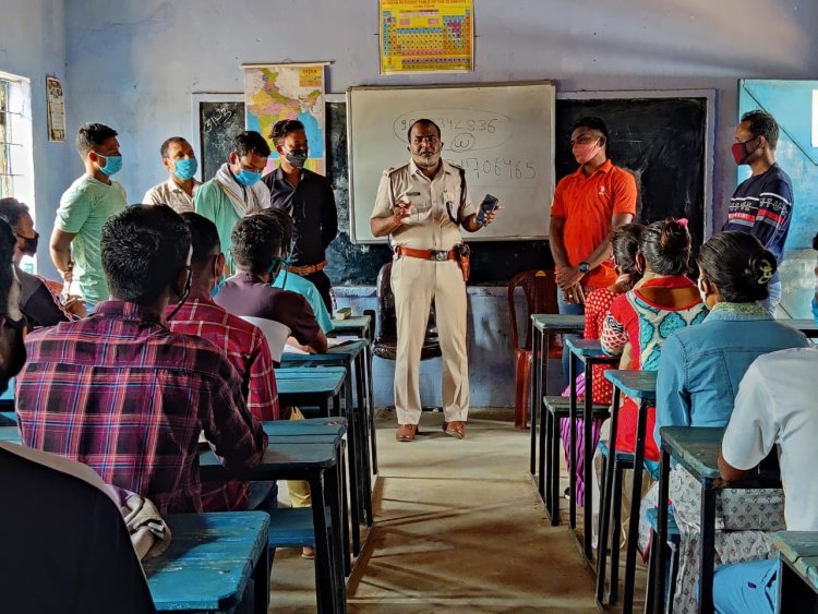 थाना प्रभारी ने बतौर शिक्षक दिए सफलता के टिप्स:ज्योति पाठक