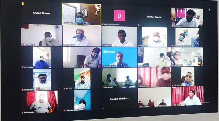 उपायुक्त ने की अधिकारियों संग वर्चुअल बैठक, टीकाकरण लक्ष्य हासिल करने का दिया निर्देश