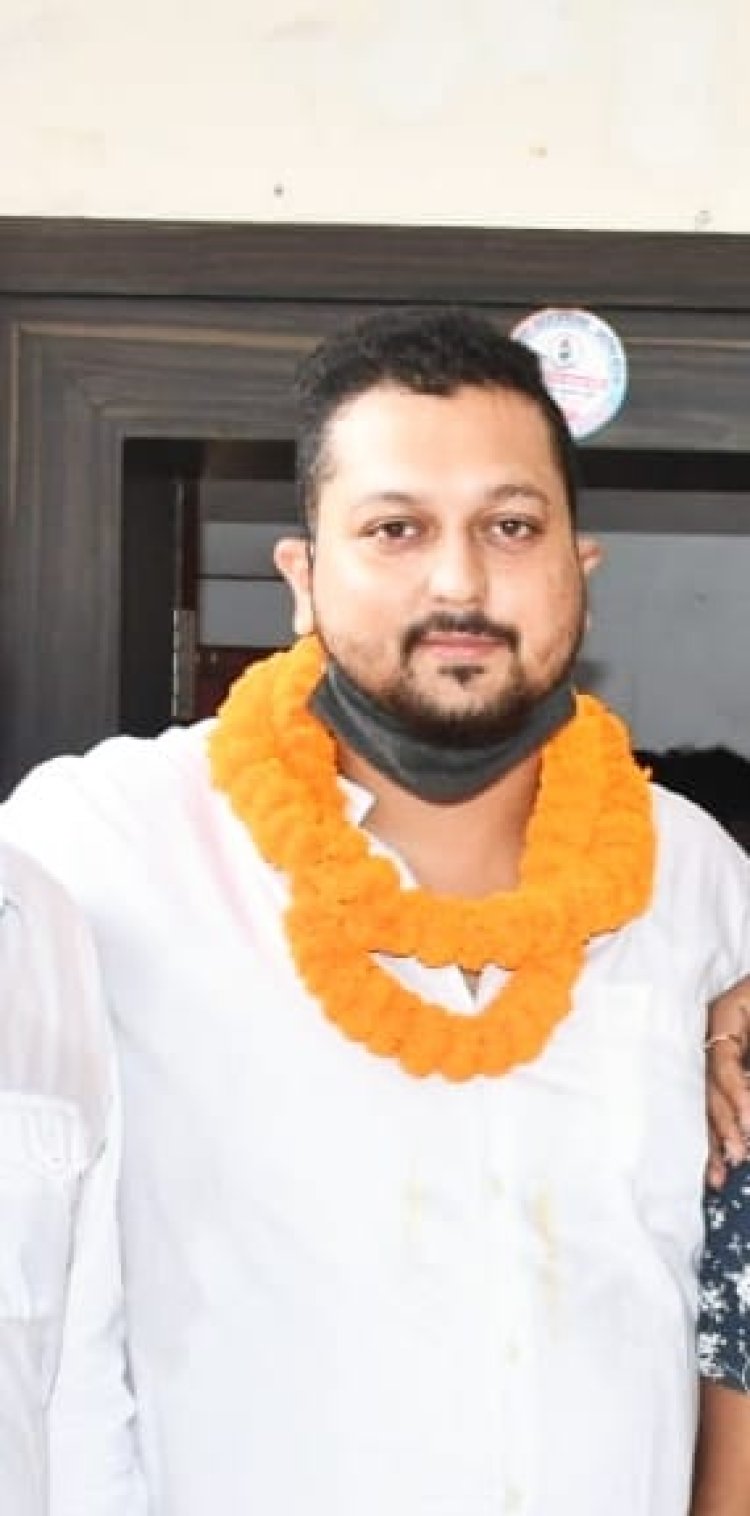 रोहित बने रांची महानगर युवा कांग्रेस के उपाध्यक्ष, कांग्रेसियों ने दी बधाई