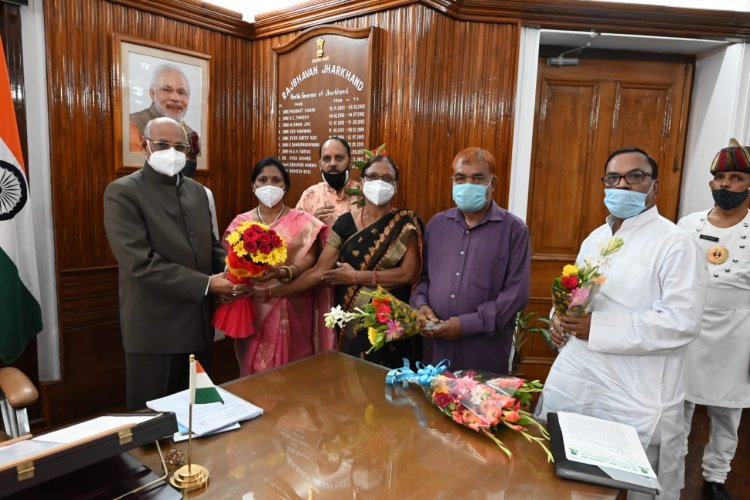 पूर्व जैक पार्षद अधिकार मंच का प्रतिनिधिमंडल मिला राज्यपाल से