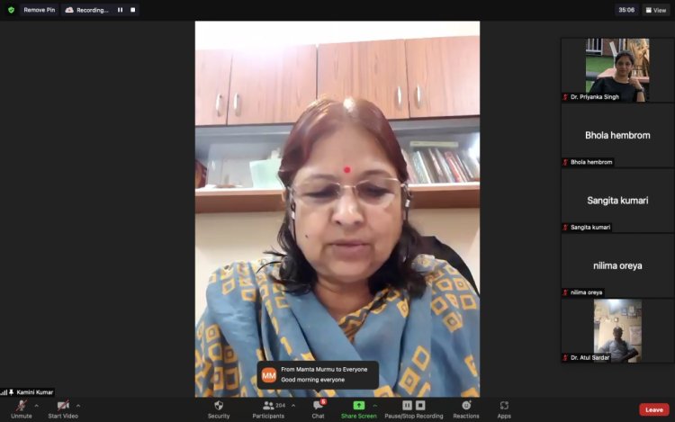 एनएसएस एवं यूनिसेफ ने आयोजित किया आपदा प्रबंधन पर एक दिवसीय वेबिनार