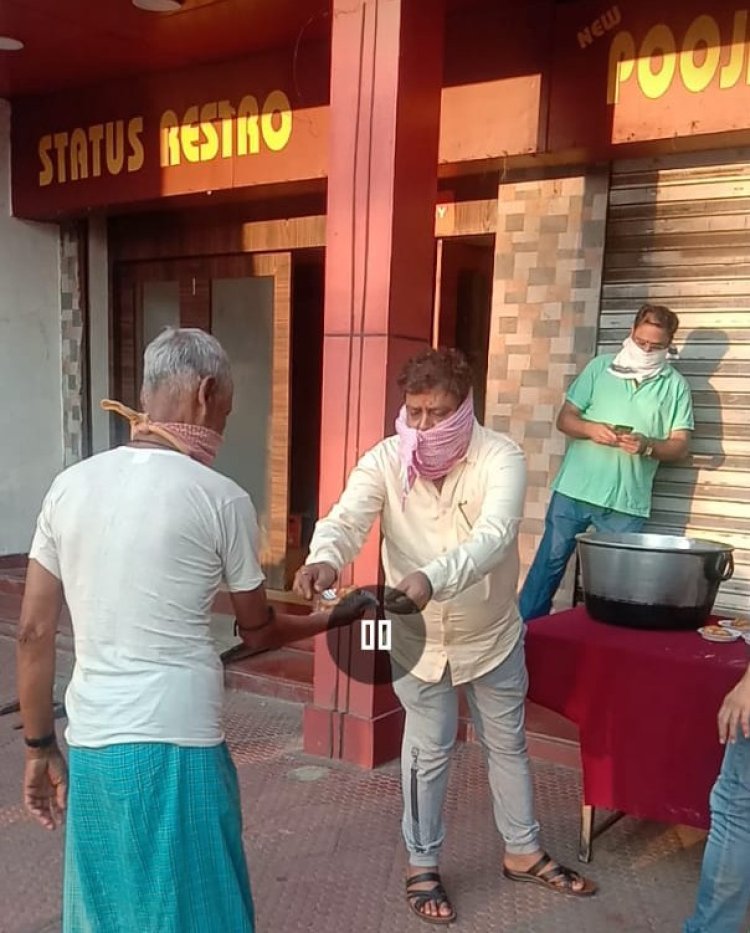 होटल पार्क ईन के सौजन्य से गरीब भी उठा रहे लजीज व्यंजन का लुत्फ