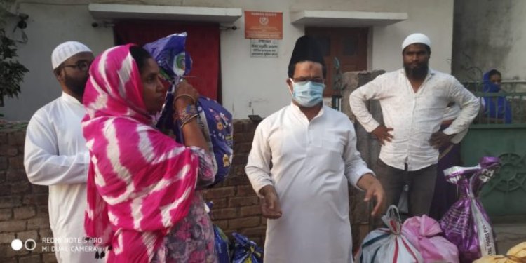 पीड़ित मानवता की सेवा में जुटा है एदारा ए शरिया