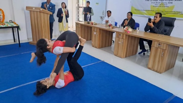 लोग स्वस्थ रहेंगे तो देश उन्नति करेगा : कुलपति (राँची विश्वविद्यालय)