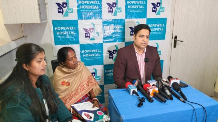 होपवेल अस्पताल में लेप्रोस्कोपिक सर्जरी से मरीज का सफल ऑपरेशन