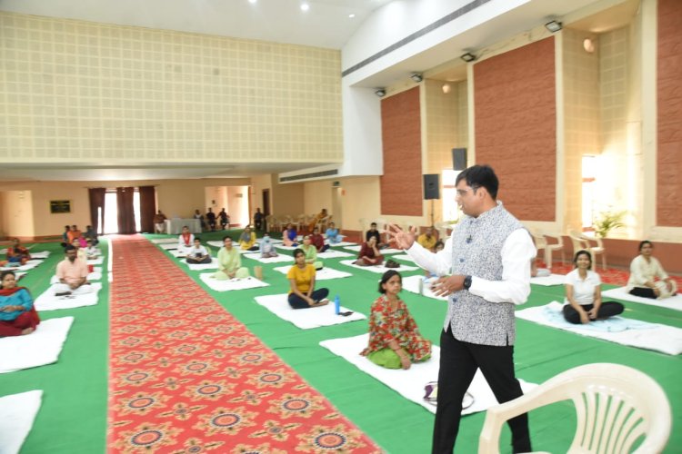 सीएमपीडीआई में दो दिवसीय कार्यशाला का समापन,बताए गए तनाव से मुक्ति के उपाय