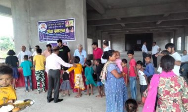 36वें श्री कृष्ण प्रणामी अन्नपूर्णा भंडारे का वितरण