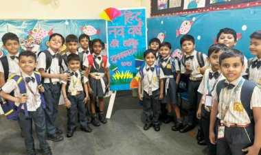 सरला बिरला पब्लिक स्कूल में चैत्र शुक्ल पक्ष प्रतिपदा हिंदू नव वर्ष संवत 2081 उत्सव