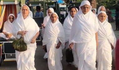 आज गणिनी आर्यिका सुप्रकाशमति माता जी अपने संघ के साथ शम्वेद शिखर में मंगल प्रवेश करेंगी