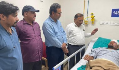 जेजेए के कार्यकारी अध्यक्ष ने अस्पताल में भर्ती पत्रकार पुत्र का हाल जाना