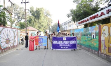 सरला बिरला पब्लिक स्कूल रांची में राष्ट्रीय एकता दिवस समारोह मना