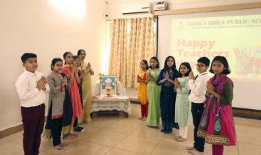 सरला बिरला पब्लिक स्कूल में शिक्षक दिवस समारोह