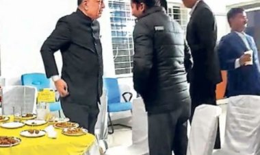 रिम्स की एडमिनिस्ट्रेटिव बिल्डिंग में शराब पार्टी, डॉक्टरों ने छलकाए जाम