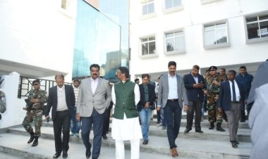 सीएम हेमंत ने झारखंड मंत्रालय परिसर का निरीक्षण किया