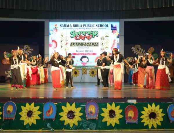 सरला बिरला पब्लिक स्कूल में समर कैम्प का समापन समारोह