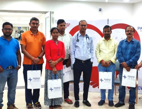 पारस अस्पताल में विश्व हृदय दिवस मनाया गया
