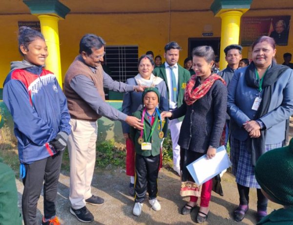 डीपीएस चक्रधरपुर के छात्र अंश विश्वकर्मा ने जीता गोल्ड मेडल