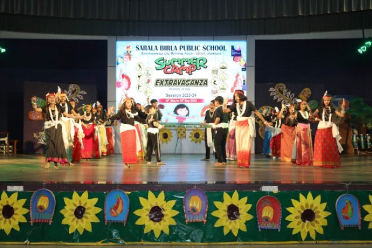 सरला बिरला पब्लिक स्कूल में समर कैम्प का समापन समारोह