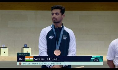Paris Olympic : भारत को तीसरा मेडल,  शूटिंग में स्वप्निल कुसाले ने दिलाया ब्रॉन्ज