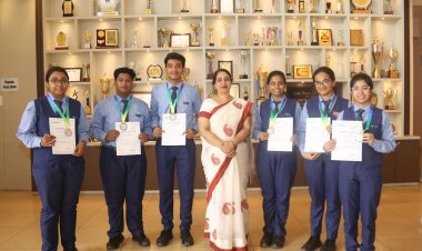 सरला बिरला पब्लिक स्कूल, रांची ने राष्ट्रीय प्रतियोगिता में जीते सिल्वर मेडल