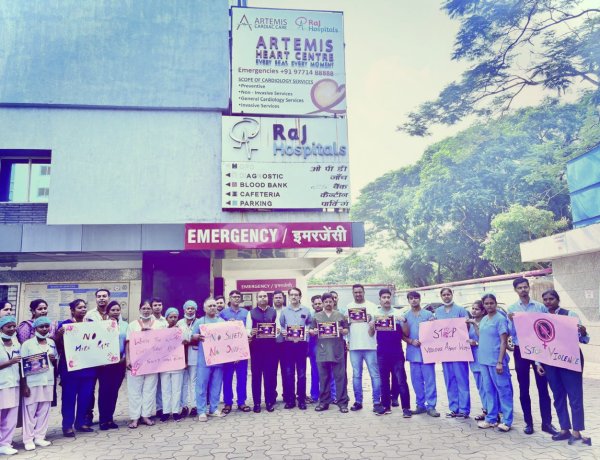 कोलकाता में प्रशिक्षु महिला चिकित्सक के साथ हुई दरिंदगी के विरोध में राँची के राज अस्पताल ने OPD सेवाओं को बंद रखा