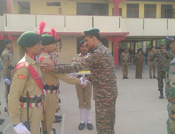 ब्रिगेडियर राम नरेश ने 6 बिहार बटालियन एनसीसी के सीएटीसी कैंप का किया निरीक्षण