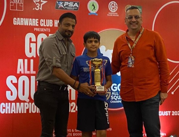 ऑल इंडिया स्क्वैश चैंपियनशिप में विजेता बने रांची के देवांश अग्रवाल 